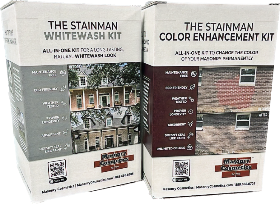 Brick staining kits for homeowners
