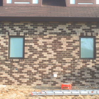 Color enhancements to brick from brick staining