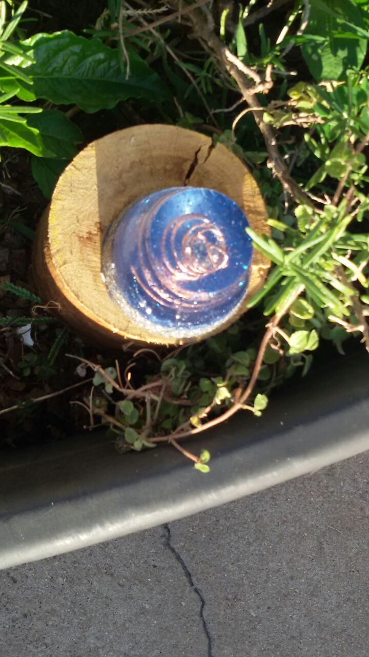 Miniatura: Orgonite Cup Cake Azul