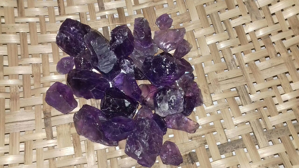 Miniatura: Pedra Ametista Bruta Unidade