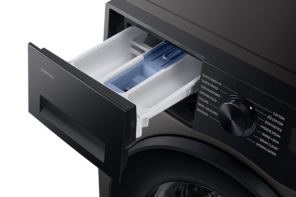 Thumbnail: SAMSUNG 9.0 kg Front Load Washing Machine with AI & SuperSpeed, WW90DG6U24AB