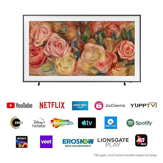 Thumbnail: Samsung 138 cm (55 inches) The Frame Series 4K Ultra  QLED TV QA55LS03DAULXL