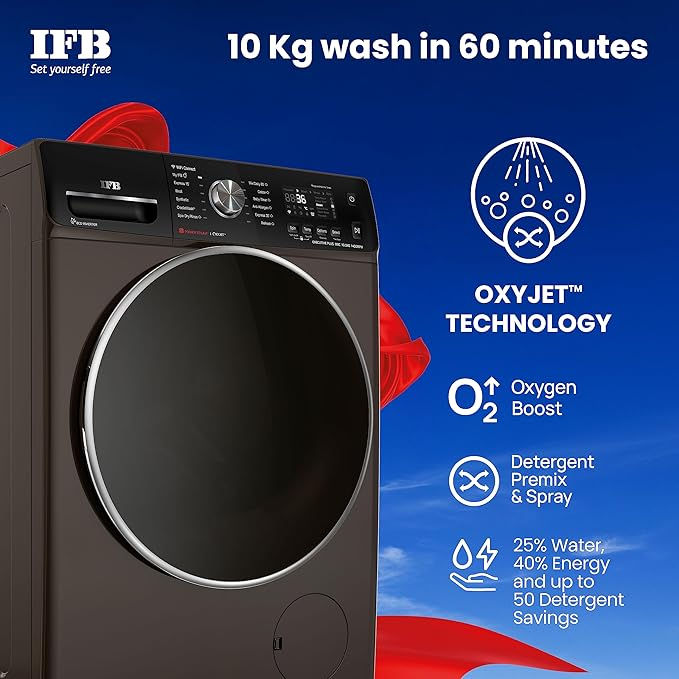 Thumbnail: IFB 10 Kg 5 Star Fully Automatic Front Load Executive Plus MXC 1014