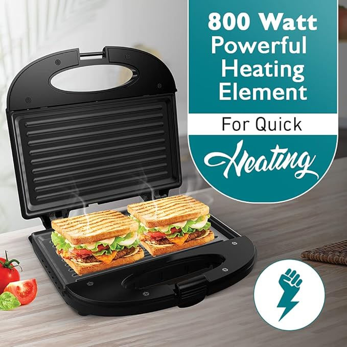 थंबनेल: Crompton Instaserve Grill 800 Watts Sandwichmaker