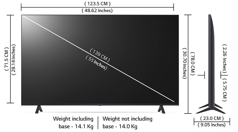 Thumbnail: LG 139 cm (55 inches) 4K Ultra HD Smart LED TV 55UR7500PSC