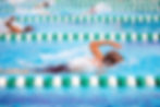 Children practicing swimming laps in a lap pool like at AFC Feasterville.