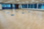 Spacious group fitness studio for exercise classes at AFC Fitness Feasterville near Philadelphia.