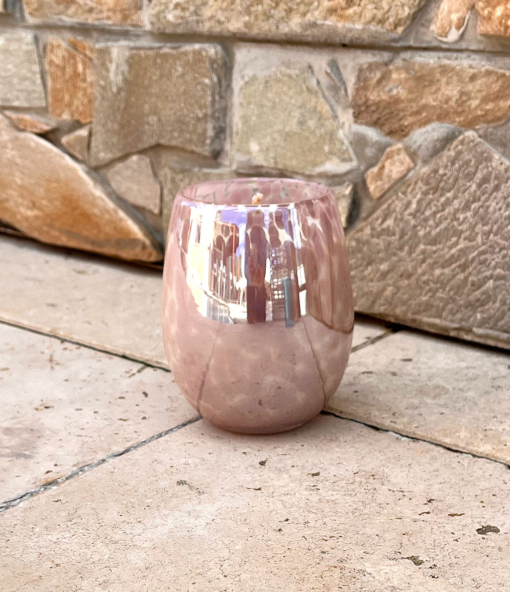 Glam Pink Large Candle - Customised