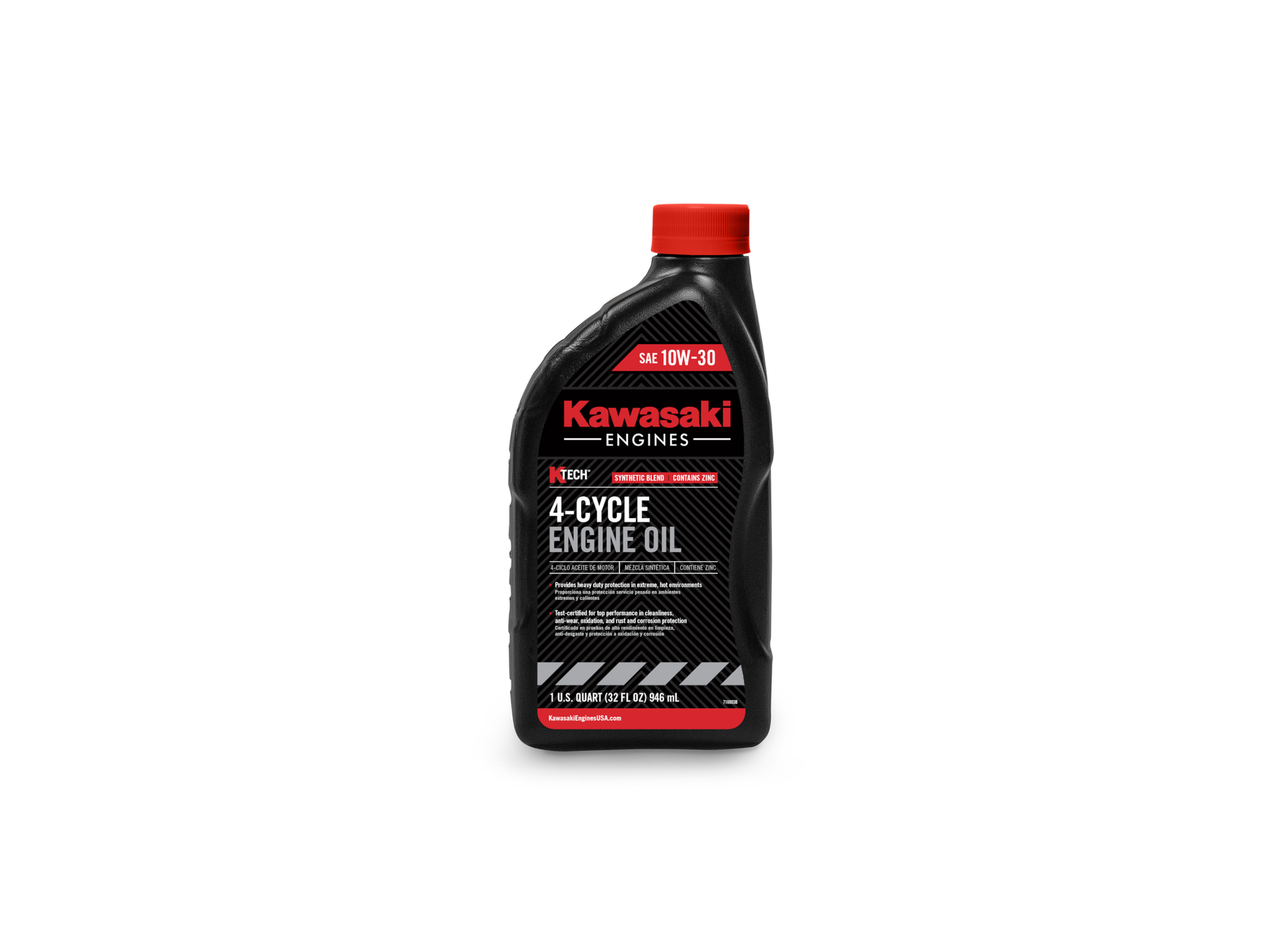 Kawasaki KTECH SAE 10W-30 4-Cycle Motor Oil (1 QT)