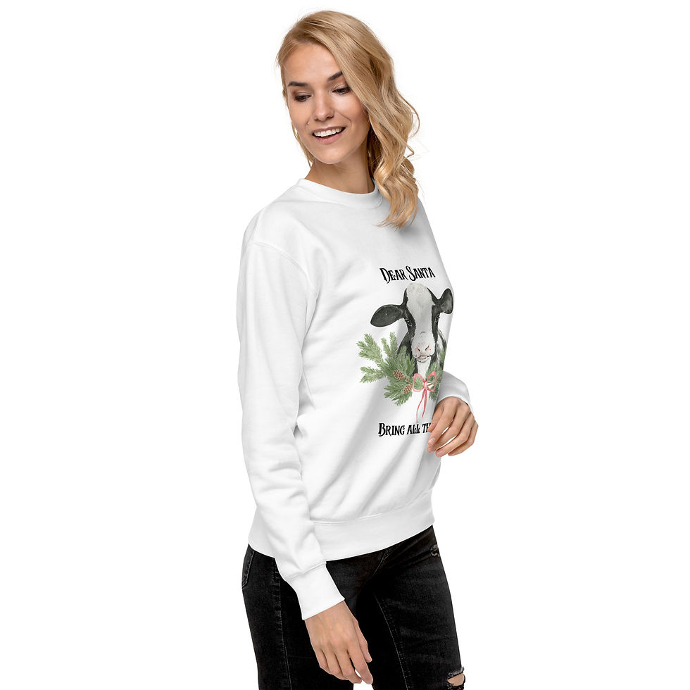 Thumbnail: Unisex Premium Sweatshirt-Dear Santa