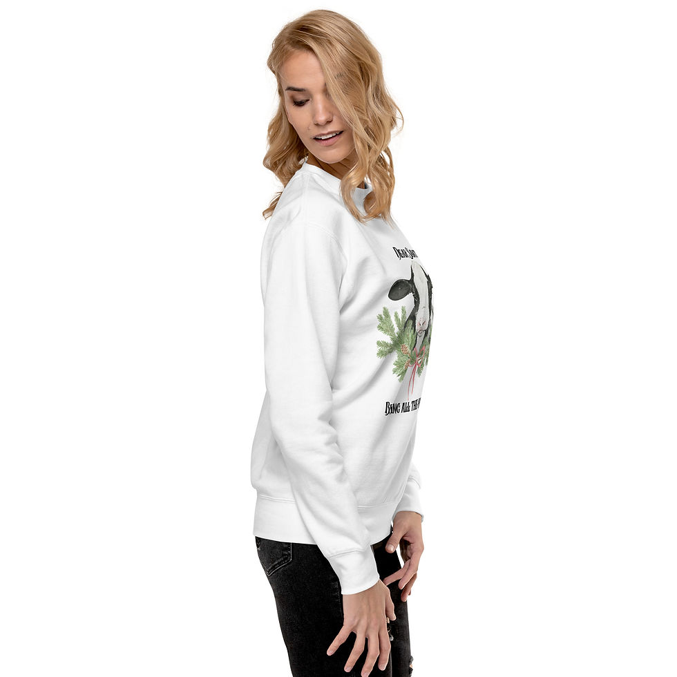 Thumbnail: Unisex Premium Sweatshirt-Dear Santa