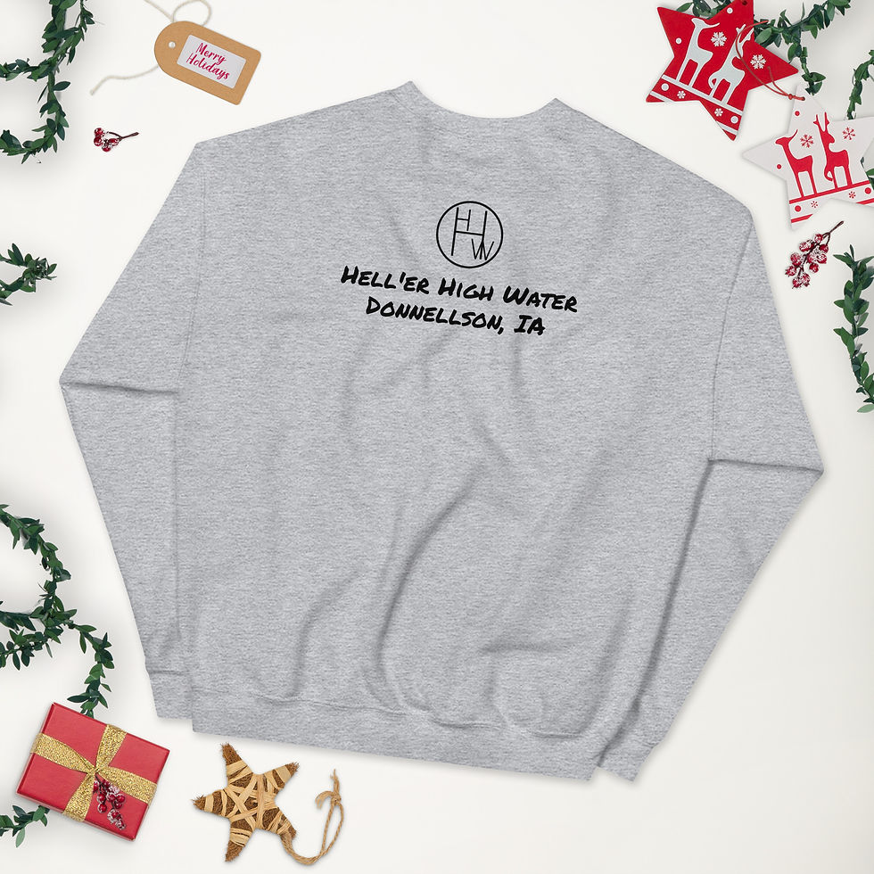 Thumbnail: Gliden Unisex Sweatshirt-Howdy Christmas Santa