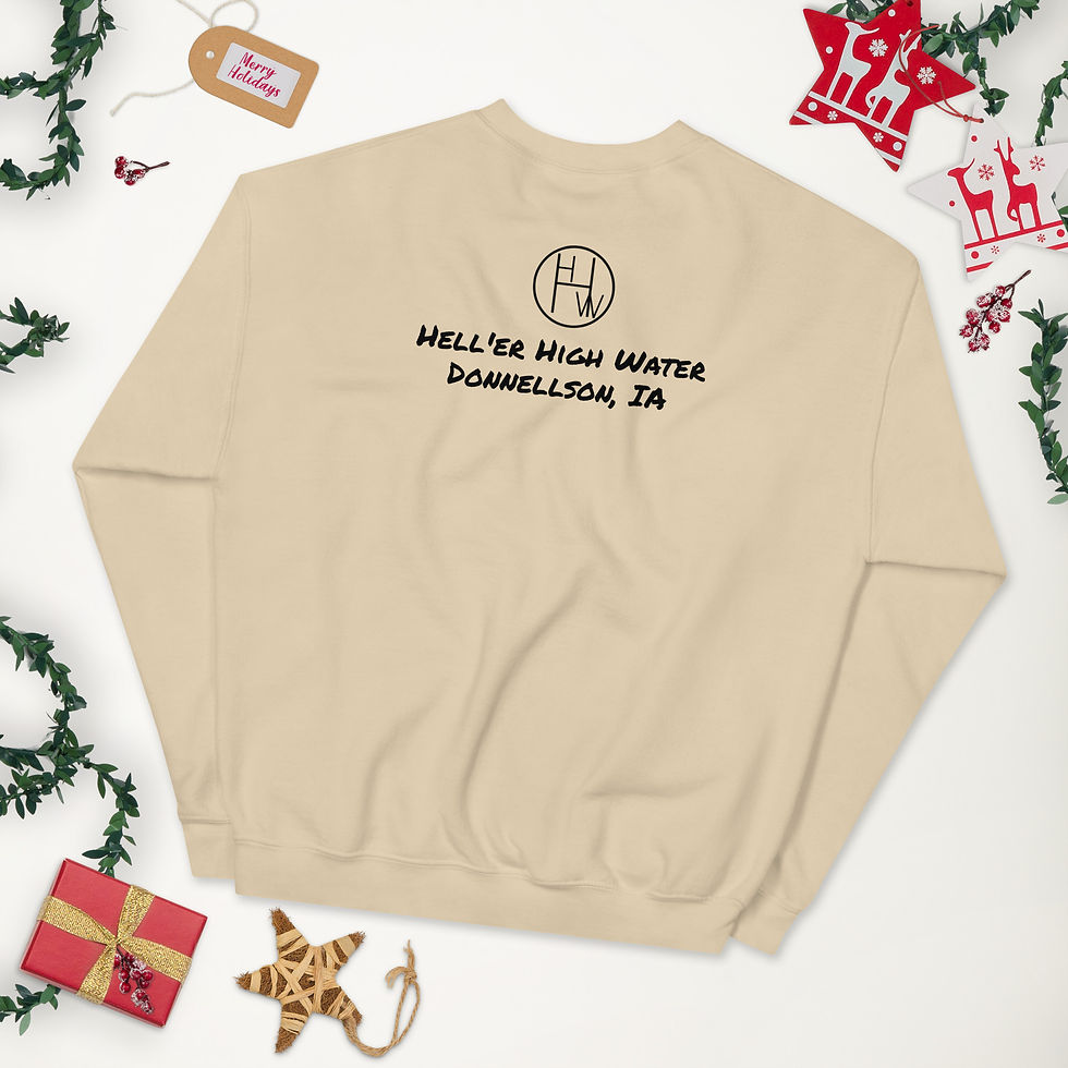 Thumbnail: Gliden Unisex Sweatshirt-Howdy Christmas Santa
