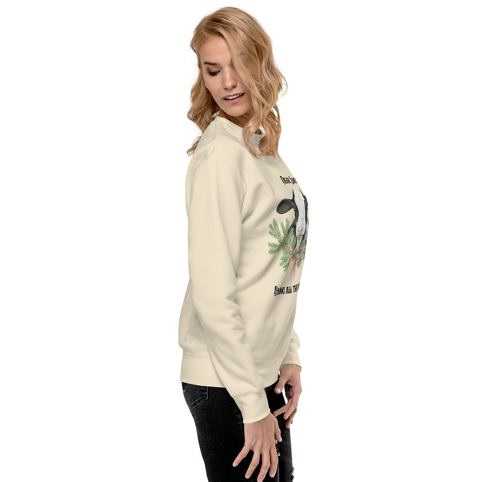Thumbnail: Unisex Premium Sweatshirt-Dear Santa