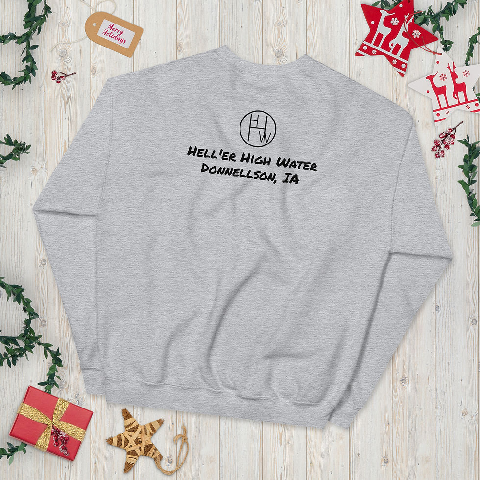 Thumbnail: Gliden Unisex Sweatshirt-Howdy Christmas Santa