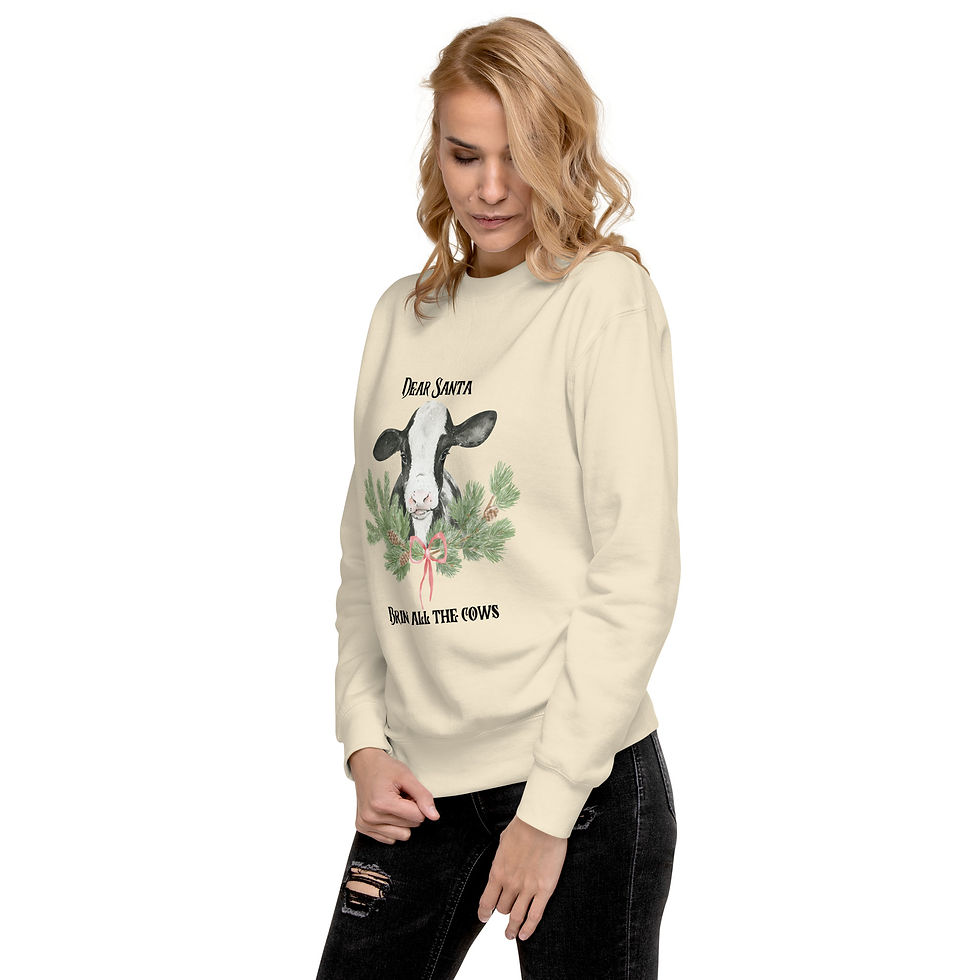 Thumbnail: Unisex Premium Sweatshirt-Dear Santa