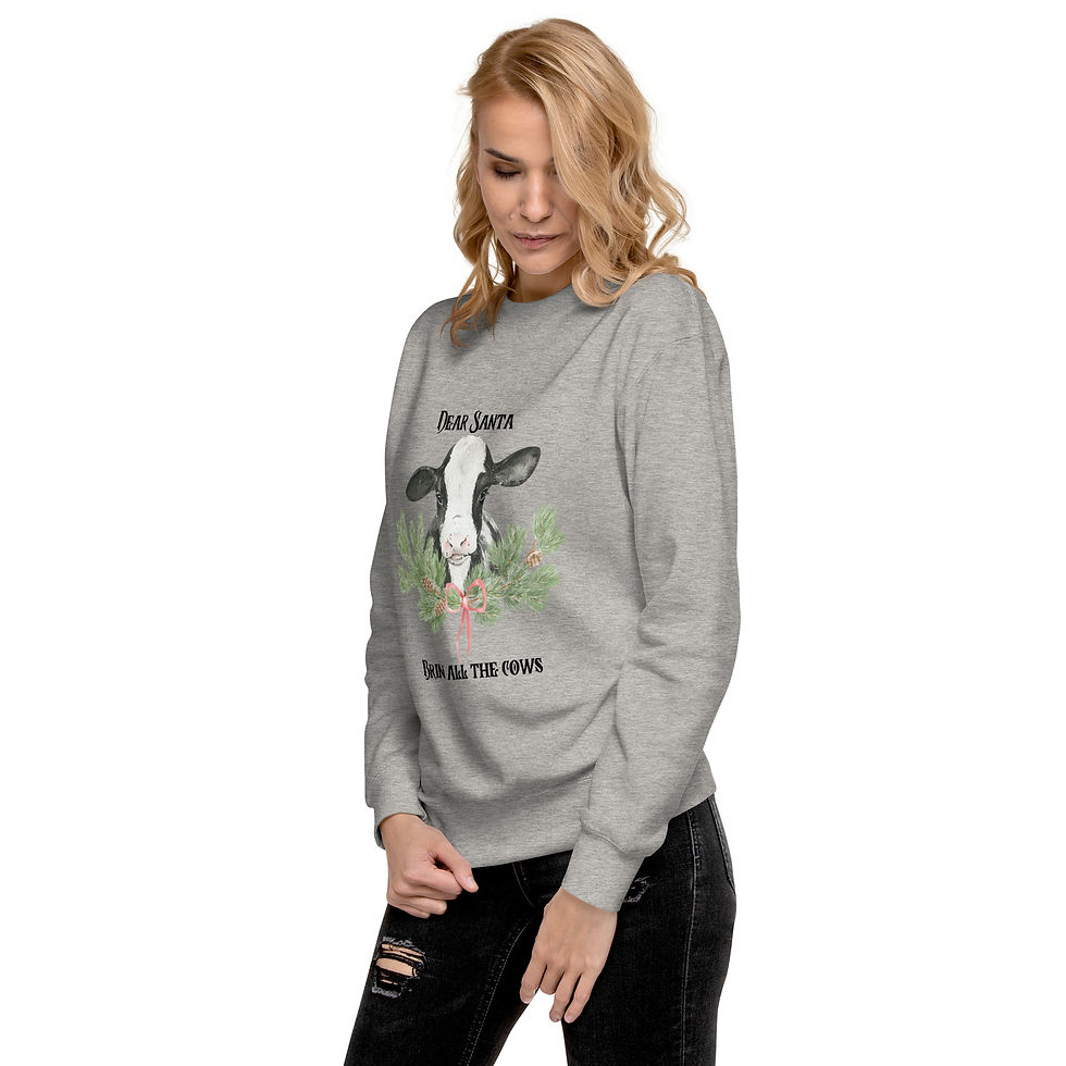 Thumbnail: Unisex Premium Sweatshirt-Dear Santa