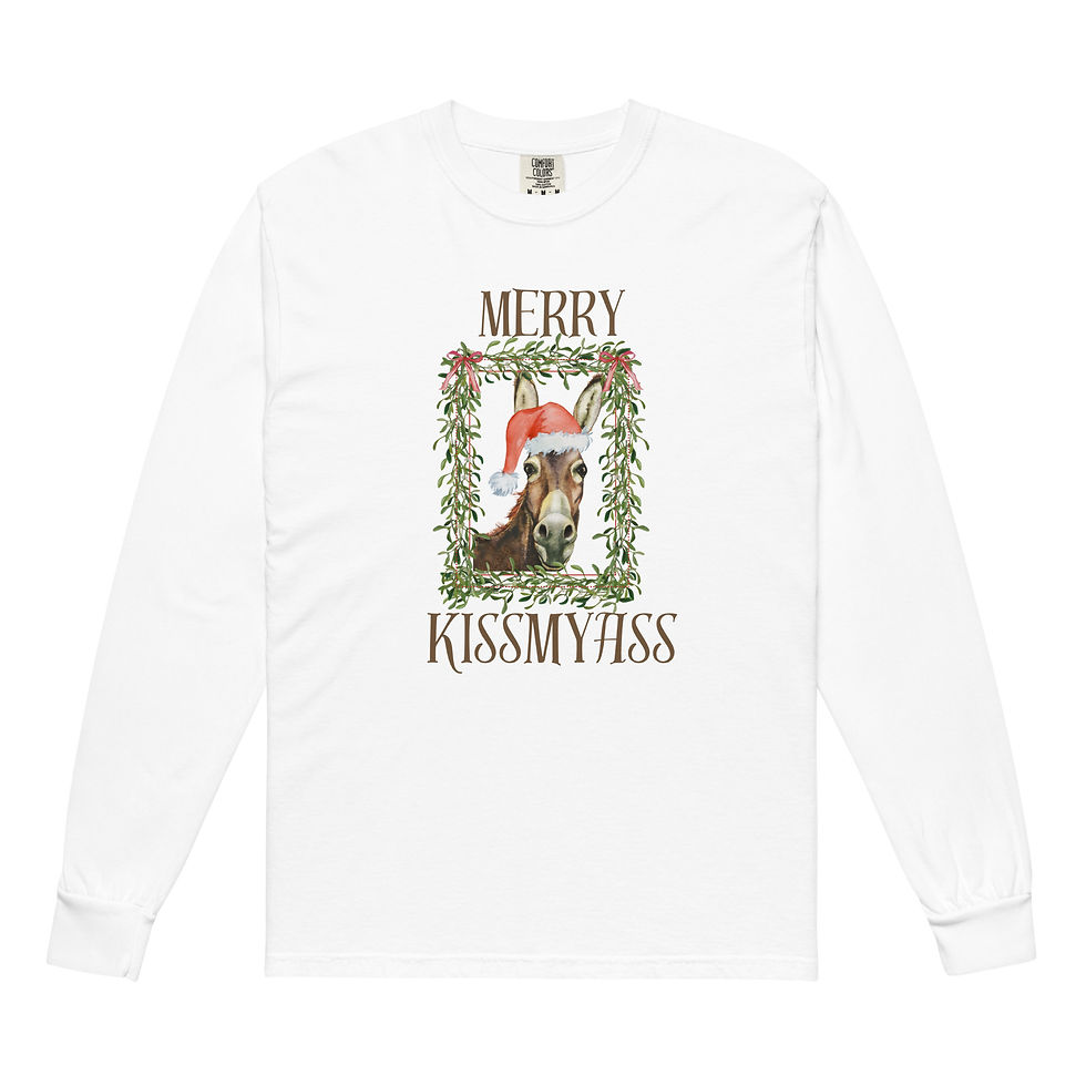 Thumbnail: Comfort Colors long-sleeve shirt-Kissmyass