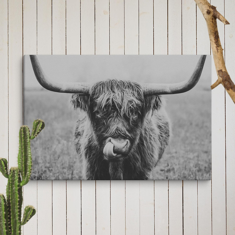 Thumbnail: Canvas-Adaline Tongue B&W
