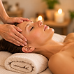 Massage relaxant dans une atmosphère apaisante