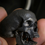 Thumbnail: Skull Ring Movable Open Jaw Realistic Handmade Solid Silver Ring