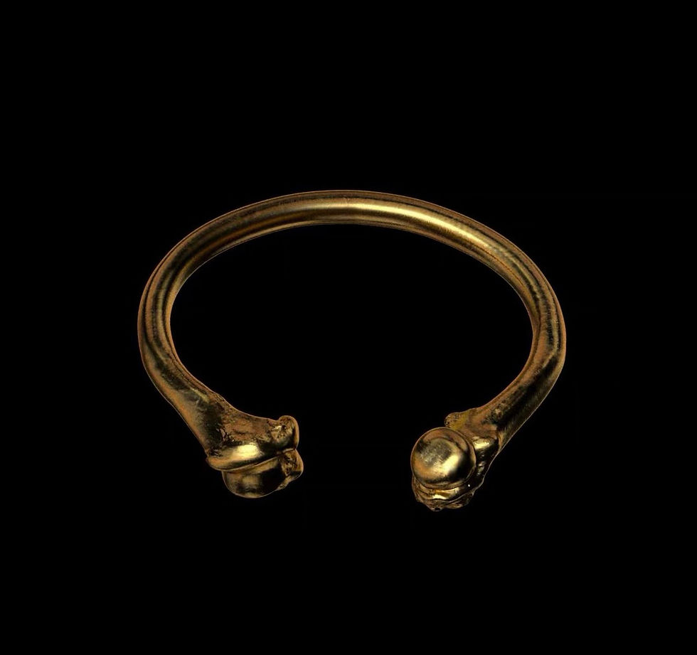 Thumbnail: Skull Bracelet Silver Handmade Gold Skull Bangle Bone Bangle Goth Vintage Antiqu