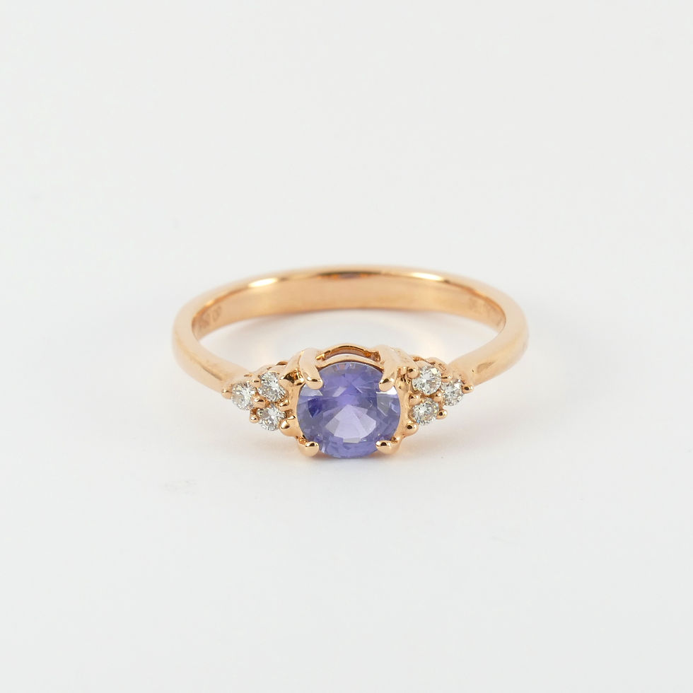 Miniaturbild: Saphir-Solitärring
