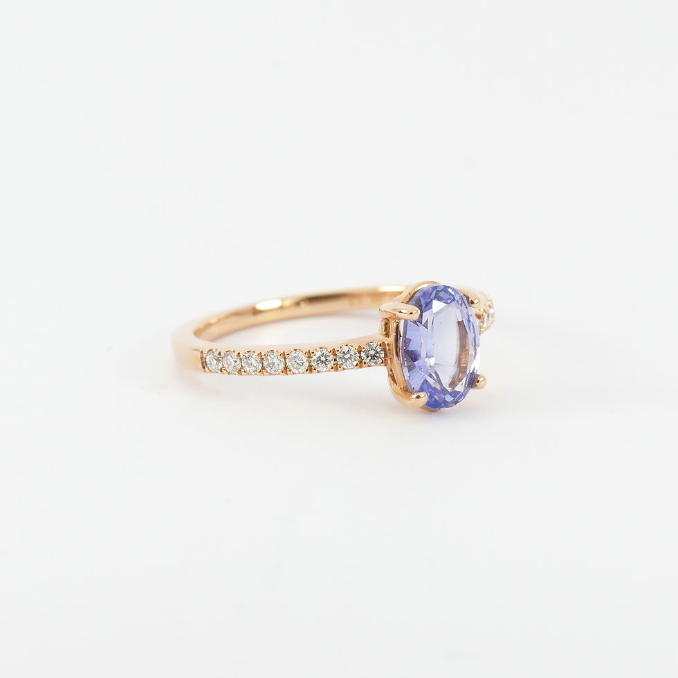 Miniaturbild: Saphir-Solitärring
