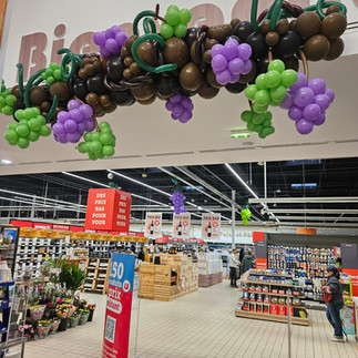 Décoration ballons foire aux vins - Bobadeco