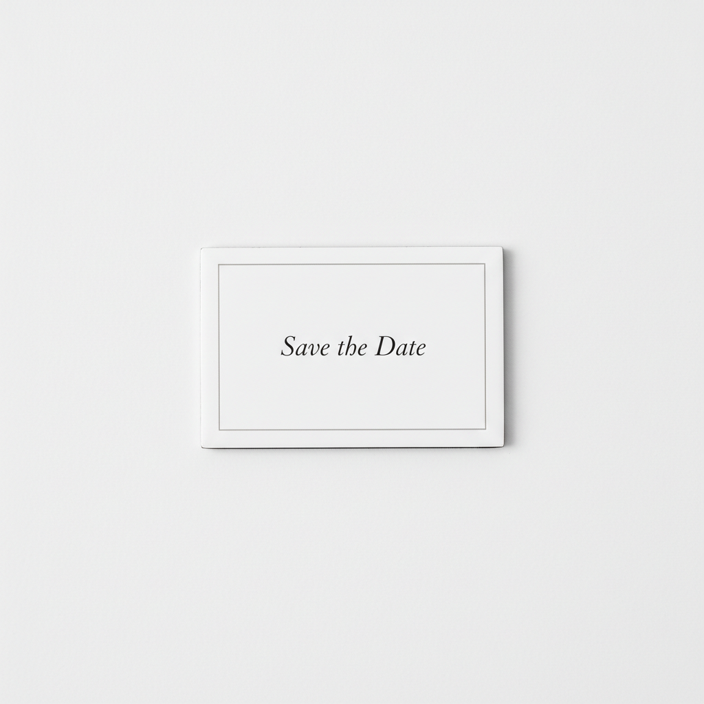 Save The Date Magnet