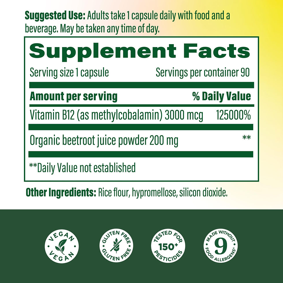 Thumbnail: MegaFood Extra Strength Methyl B12 - 90 tablets