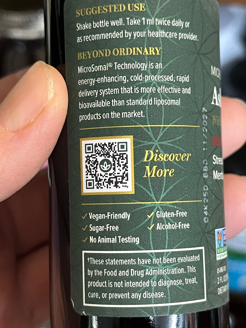 Thumbnail: Global Healing Microsomal Ashwagandha - 2 oz.