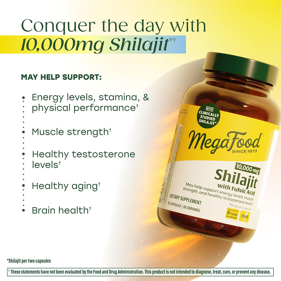 Thumbnail: MegaFood Shilajit with Fulvic Acid (10,000mg) - 60cap.