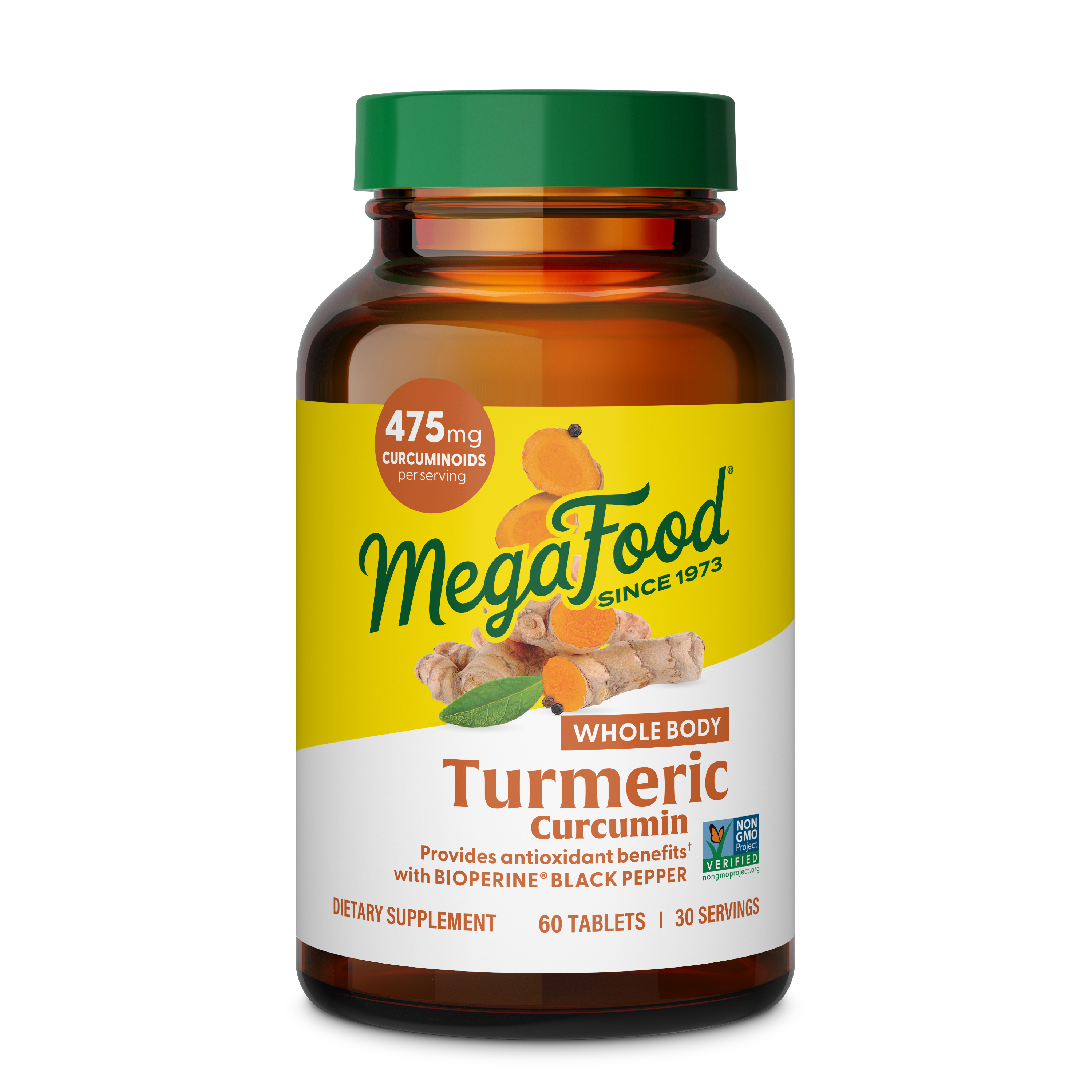 MegaFood Whole Body Turmeric 475mg - 60 tablets