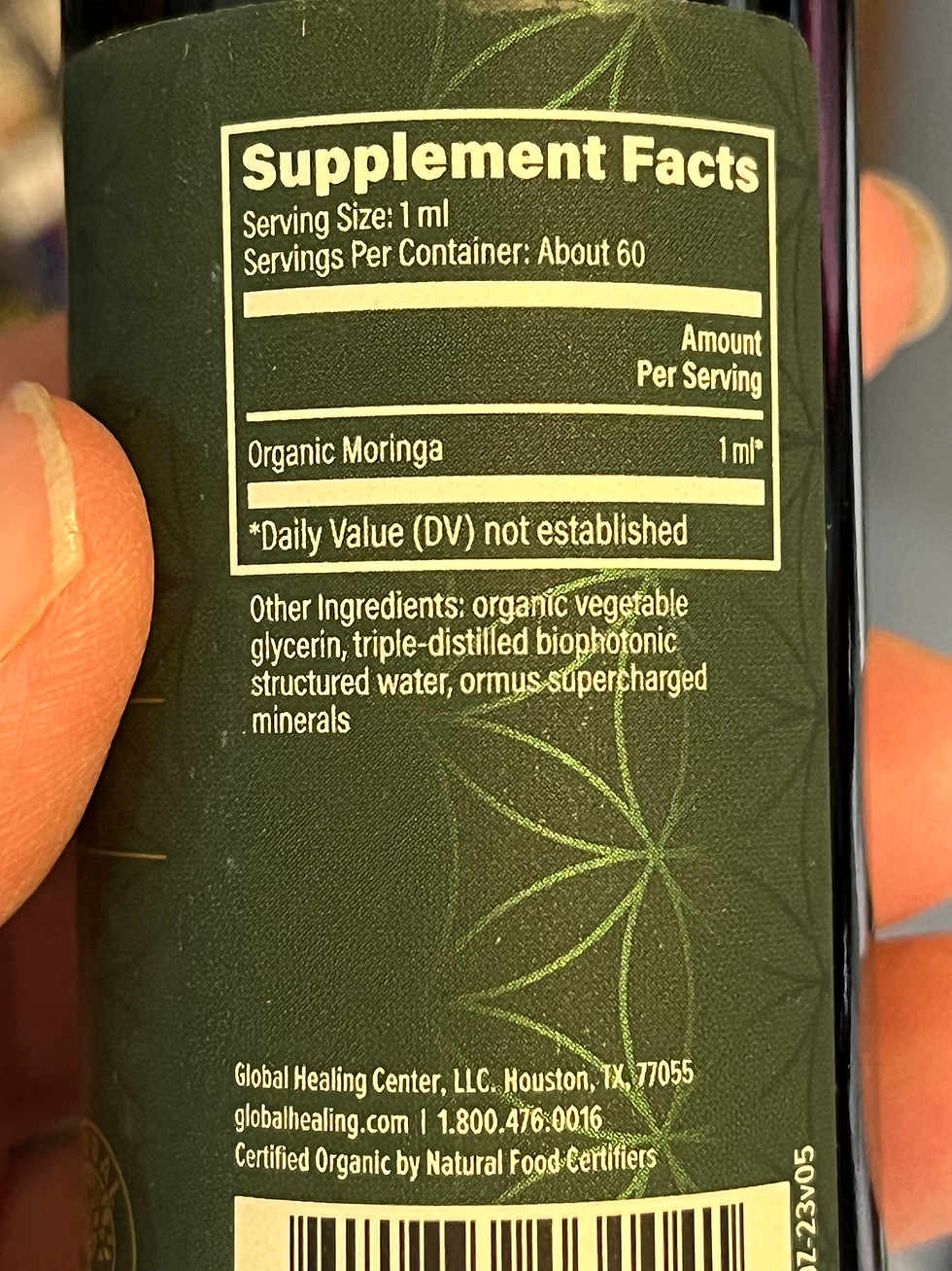 Thumbnail: Global Healing Raw Herbal Extract Moringa - 2 oz.