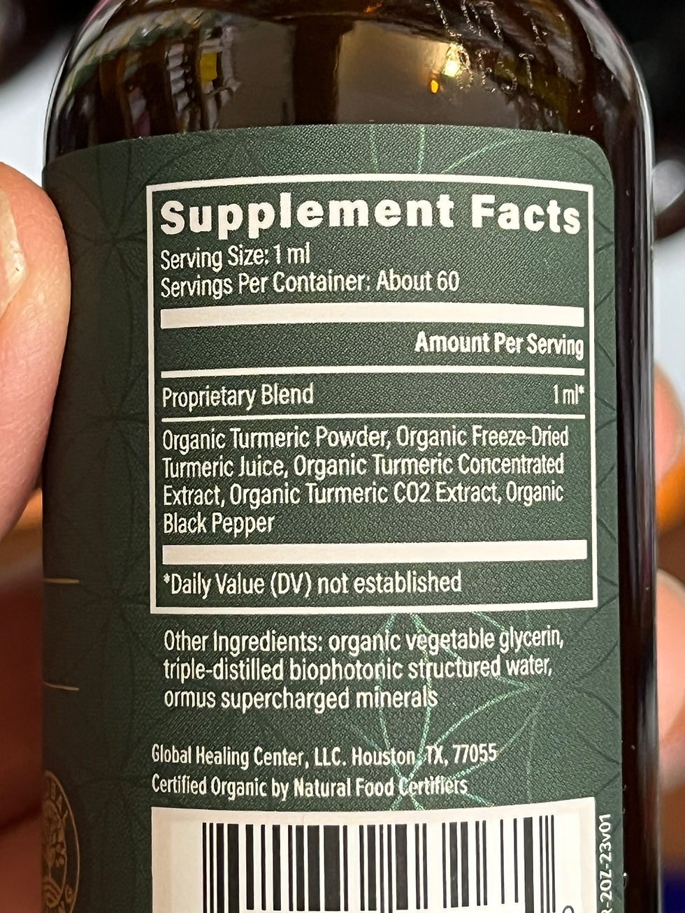 Thumbnail: Global Healing Turmeric with CO2 extract + Black Pepper - 2 oz.