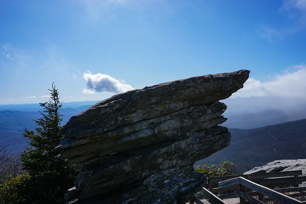 Rusty Ridge Rough Ridge on the Blue Ridge Parkway