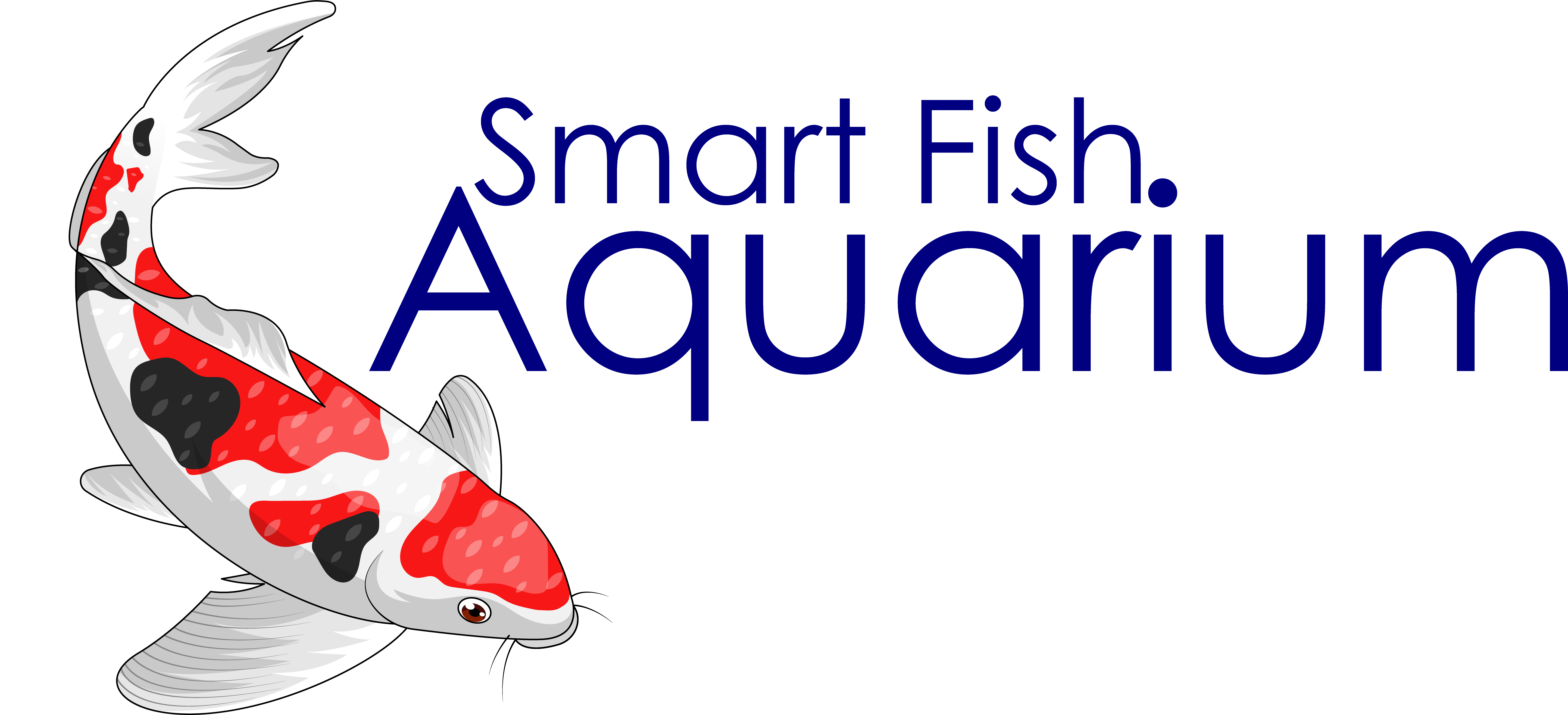 Over Smart Fish Smart Water Fish Logo