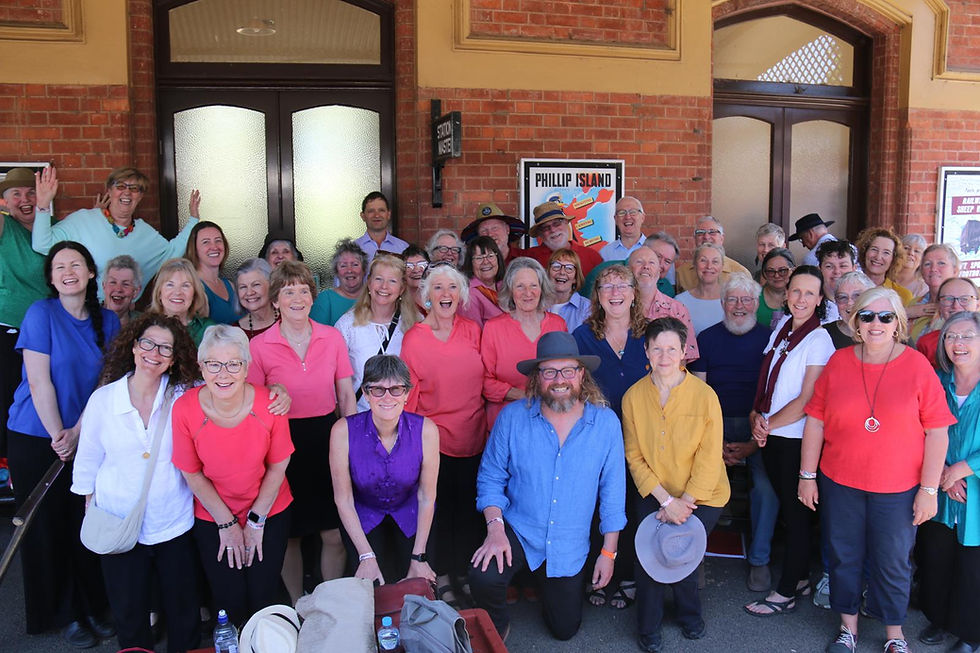 Woodend Warblers | Community Choir Performance | 12:30pm Saturday 4th OCT