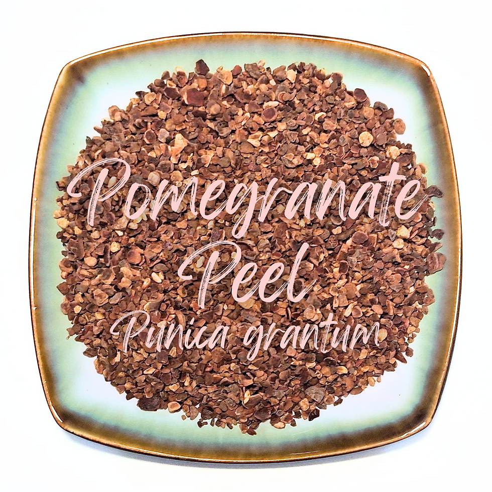 dried pomegranate peel