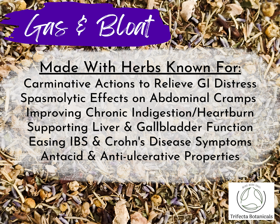 Thumbnail: gas & bloat herbal tea benefits