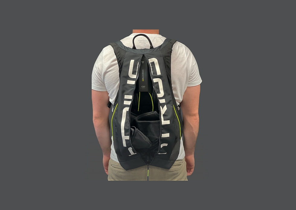 hTRIUS Rucksack für BionicBack Exoskelett.