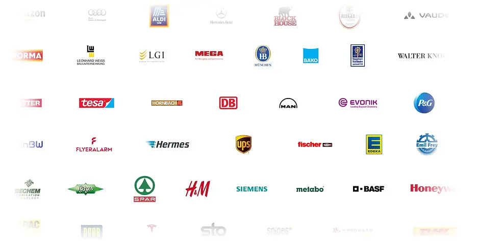 Kunden von hTRIUS die das BionicBack Exoskelett in ihrem Unternehmen einsetzen