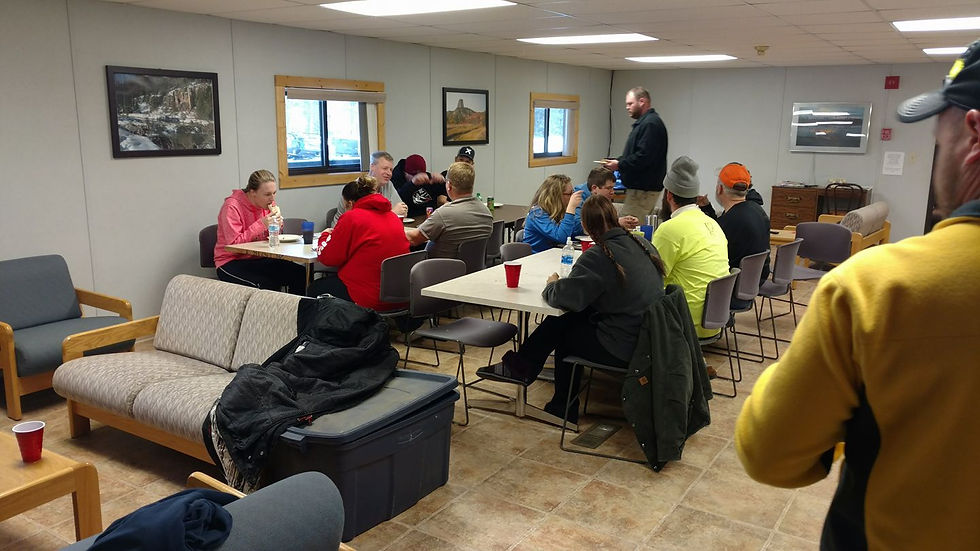 Traibusters club ride breakfast