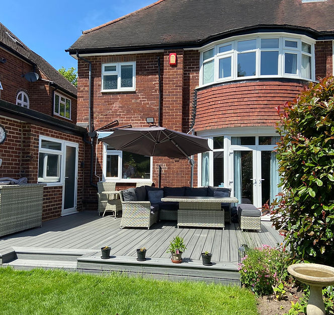 Trex Decking Area Summer In Solihull