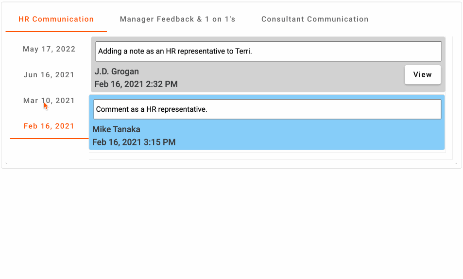 intHRaction Communication Channels