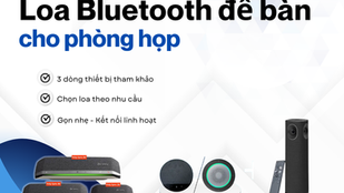 Loa Bluetooth để bàn – Giải pháp âm thanh gọn nhẹ cho phòng họp