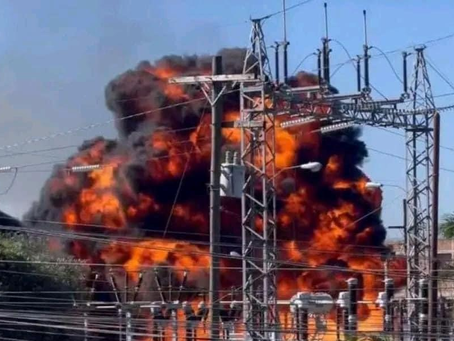 Reportan explosión en las instalaciones de la ENEE en Comayagua