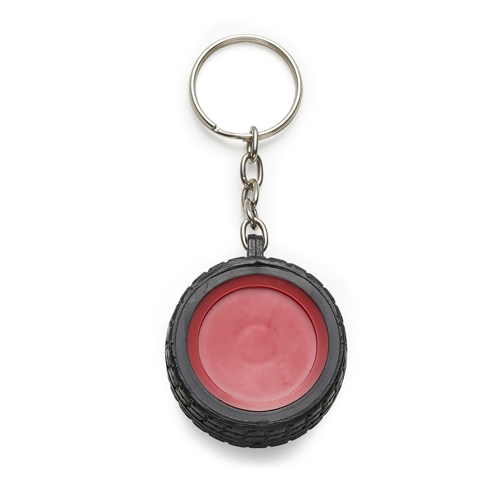 Miniatura: Chaveiro personalizado plástico formato pneu, aro nexo brindes novo hamburgo