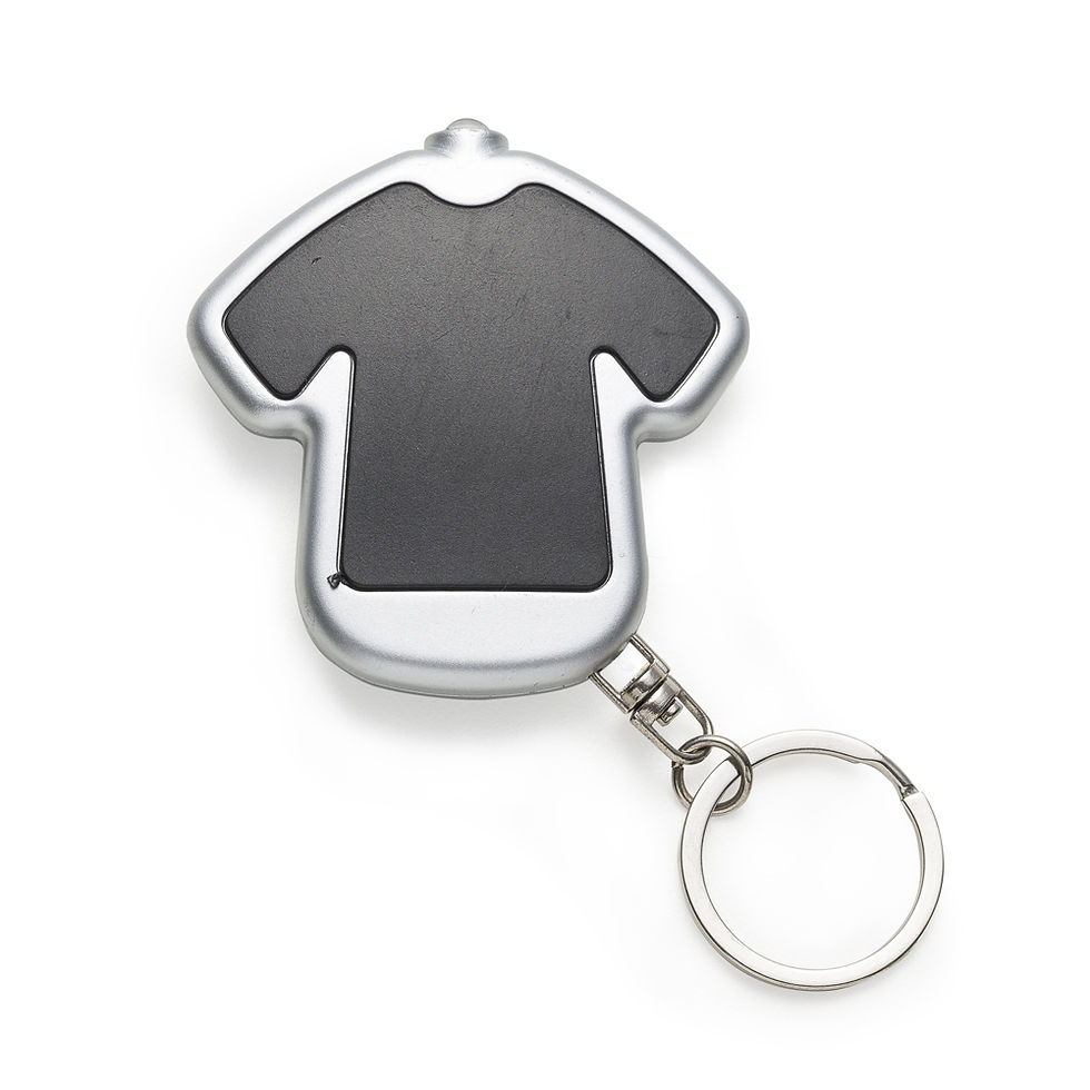 Miniatura: Chaveiro Personalizado Lanterna Formato Camiseta Nexo Brindes Novo Hamburgo